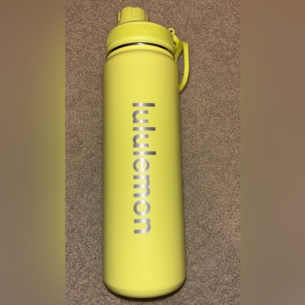 SOLD lululemon athletica Yellow Water Bottle